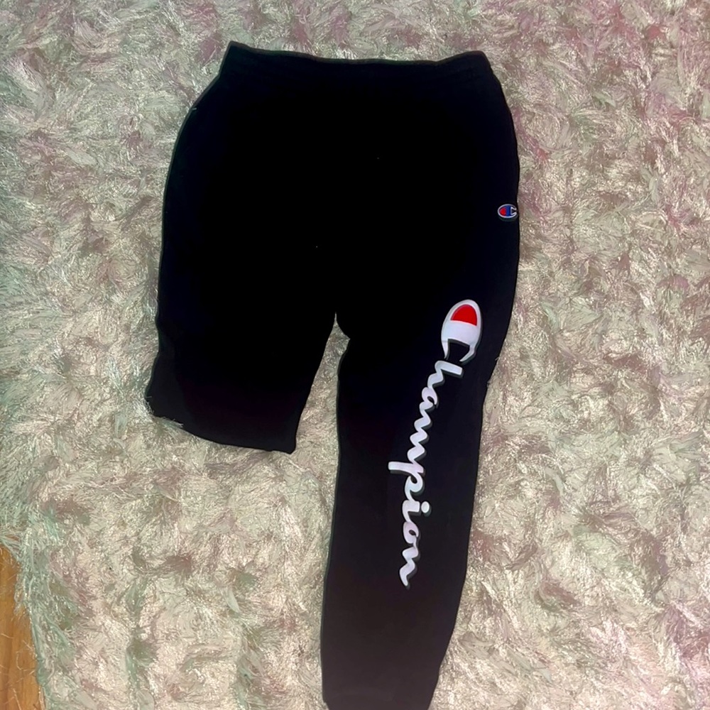 Large kids champion sweatpants